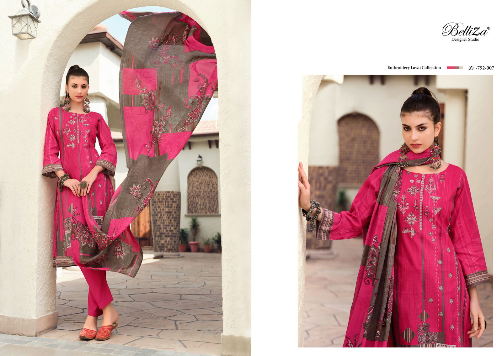 Naira By Belliza Printed Cotton Dress Material Catalog